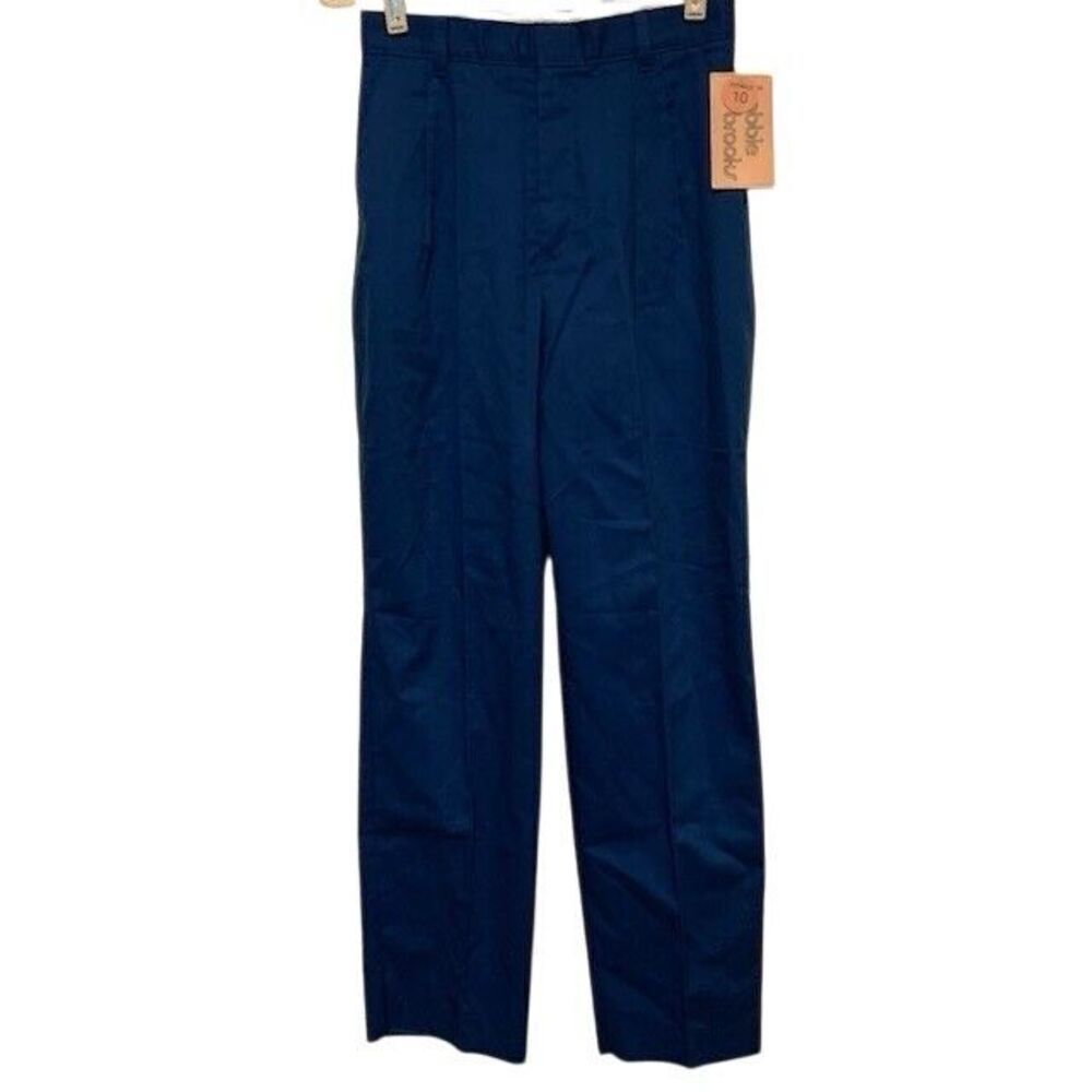 BOBBIE BROOKS SIZE 10 AVERAGE BLUE CASUAL PANTS NWT